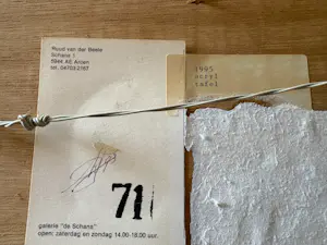 AcheterRuud van der Beele - Drieluik ‘Tafel’? Enchérissez de 200!
