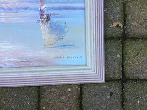 Marie Charlot - Dame op het strand. kopen? Bied vanaf 1!