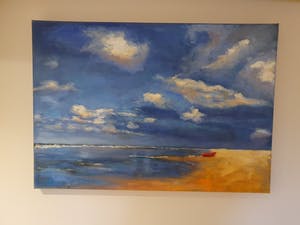 Mieke Robben - zeezicht kopen? Bied vanaf 100!