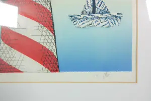 Helmut Böhm - Ets, Lighthouse - Ingelijst kopen? Bied vanaf 40!