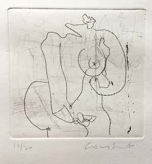 Constant - vrouwelijk naakt - 1971 - oplage 20 ex. verkocht voor € 325!