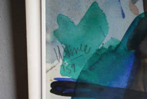 Niet of onleesbaar gesigneerd - Paard en veulen - aquarel 1959 kopen? Bied vanaf 10!
