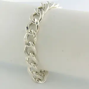 Zilveren schakel armband - 14.3 gram - 19.5 cm lang kopen? Bied vanaf 75!
