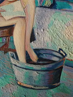 Denny Jacobs - Hobbelpaard met naakt bij raam kopen? Bied vanaf 90!