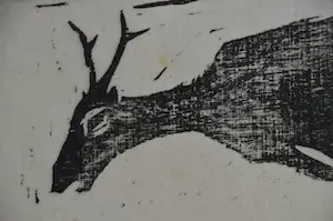 Enno Brokke - liggend rendier kopen? Bied vanaf 10!