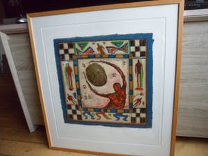 Eric Toebosch - Zeefdruk, 2000, 'Over het mysterie van de gouden ballen' kopen? Bied vanaf 60!