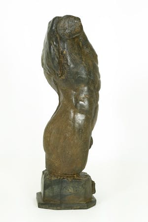 Pierre Chenet - Bronzen beeld van mannen torso - 7 kg kopen? Bied vanaf 395!