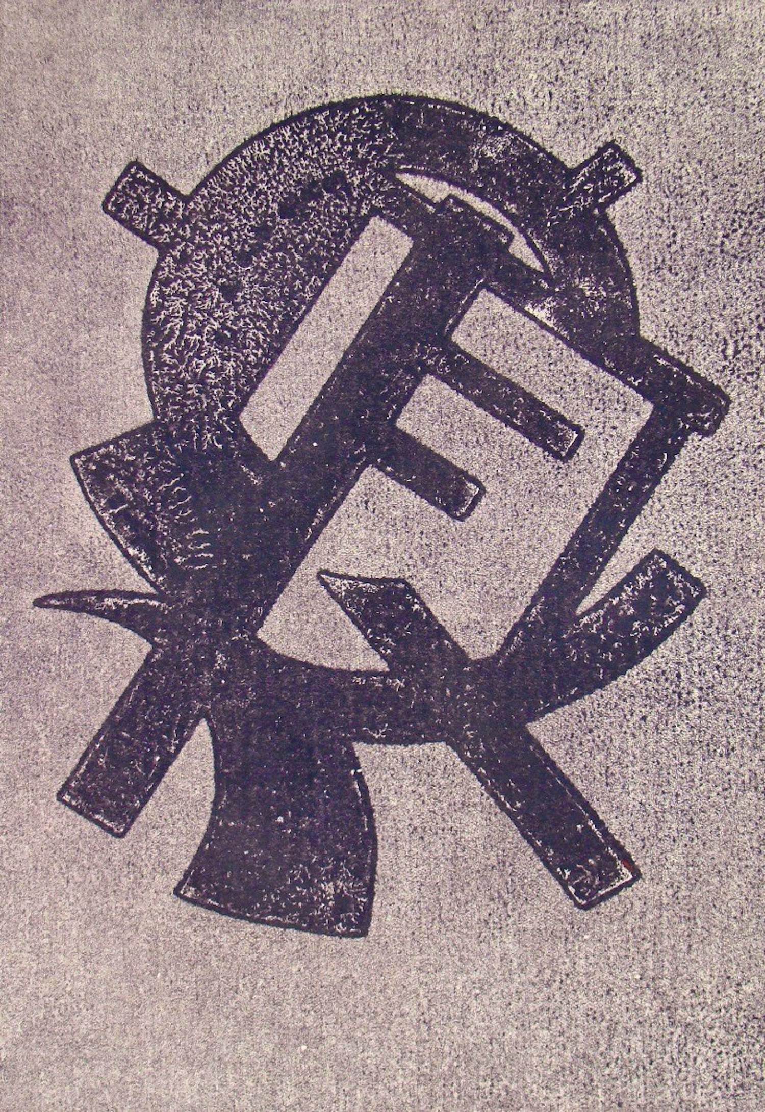 Henri Kerels - Composition abstrait - 1953 - Originele ets met aquatint gesigneerd kaufen? Bieten Sie von 80!