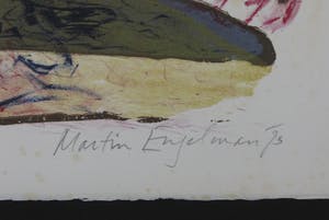 Martin Engelman - Litho, Tempête sur les Pays Bas kopen? Bied vanaf 1!