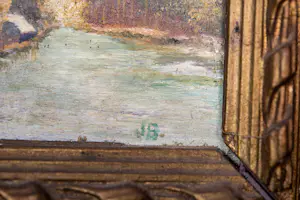 Niet of onleesbaar gesigneerd - Hollandse School (XIX) Winter Aan De Rivier kopen? Bied vanaf 1!