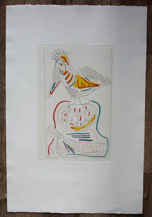 Buy Karel Appel - kleurenets: Oisseau? Bid from 199!