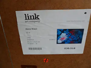 Hans Klaui - Hans Klaui - Zeefdruk, Titel, 92-4 kopen? Bied vanaf 40!