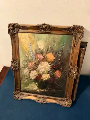 Gerardus Johannes Ernens - Bloemen stilleven in vaas. vendu pour 100€ !