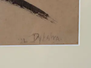 Johan Dijkstra - Gewassen Inkttekening - Liggende Koe (1922) kopen? Bied vanaf 500!