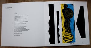 Hans Wap - Zeefdruk met gedicht van Cees Nooteboom kopen? Bied vanaf 55!