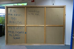 Rik van Iersel - Olieverf op doek: Something in the Air (ZEER groot) kopen? Bied vanaf 1500!