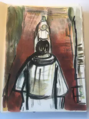 Henri Victor Wolvens - les moines kopen? Bied vanaf 450!