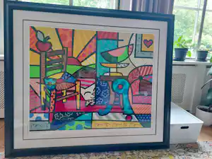 Romero Britto - Squeak verkauft für € 700!