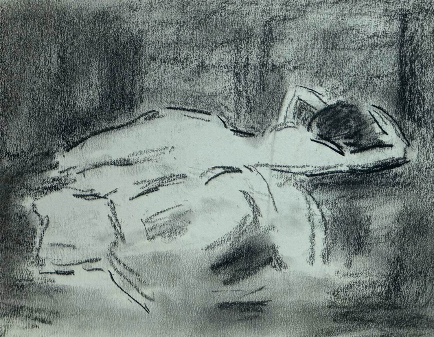 Kees Maks - Houtskooltekening | 'Vrouwelijk naakt op sofa' | ca. 1910 kaufen? Bieten Sie von 500!