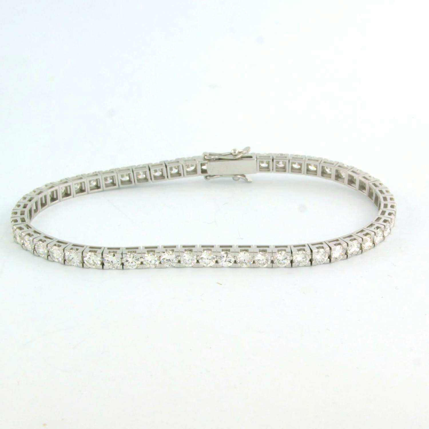 18k witgouden tennisarmband met briljant geslepen diamant tot. 1.76 ct kopen? Bied vanaf 2200!