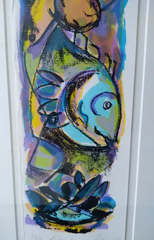 Niet of onleesbaar gesigneerd - Kleurrijk werk, langwerpig kopen? Bied vanaf 1!