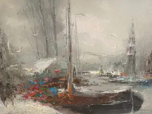 Jan Bevort - stadsgezicht Amsterdam kopen? Bied vanaf 150!