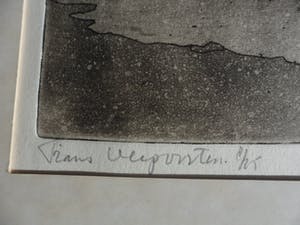 Frans Verpoorten - Ets. Zonder titel. kopen? Bied vanaf 20!