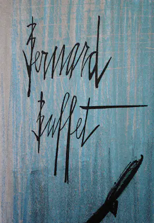 Bernard Buffet - Stilleven met fles, Originele lithografie (Mourlot) kopen? Bied vanaf 60!