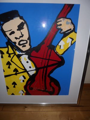 Herman Brood - Zeefdruk, titel. De Cello - ingelijst (Groot) kopen? Bied vanaf 375!
