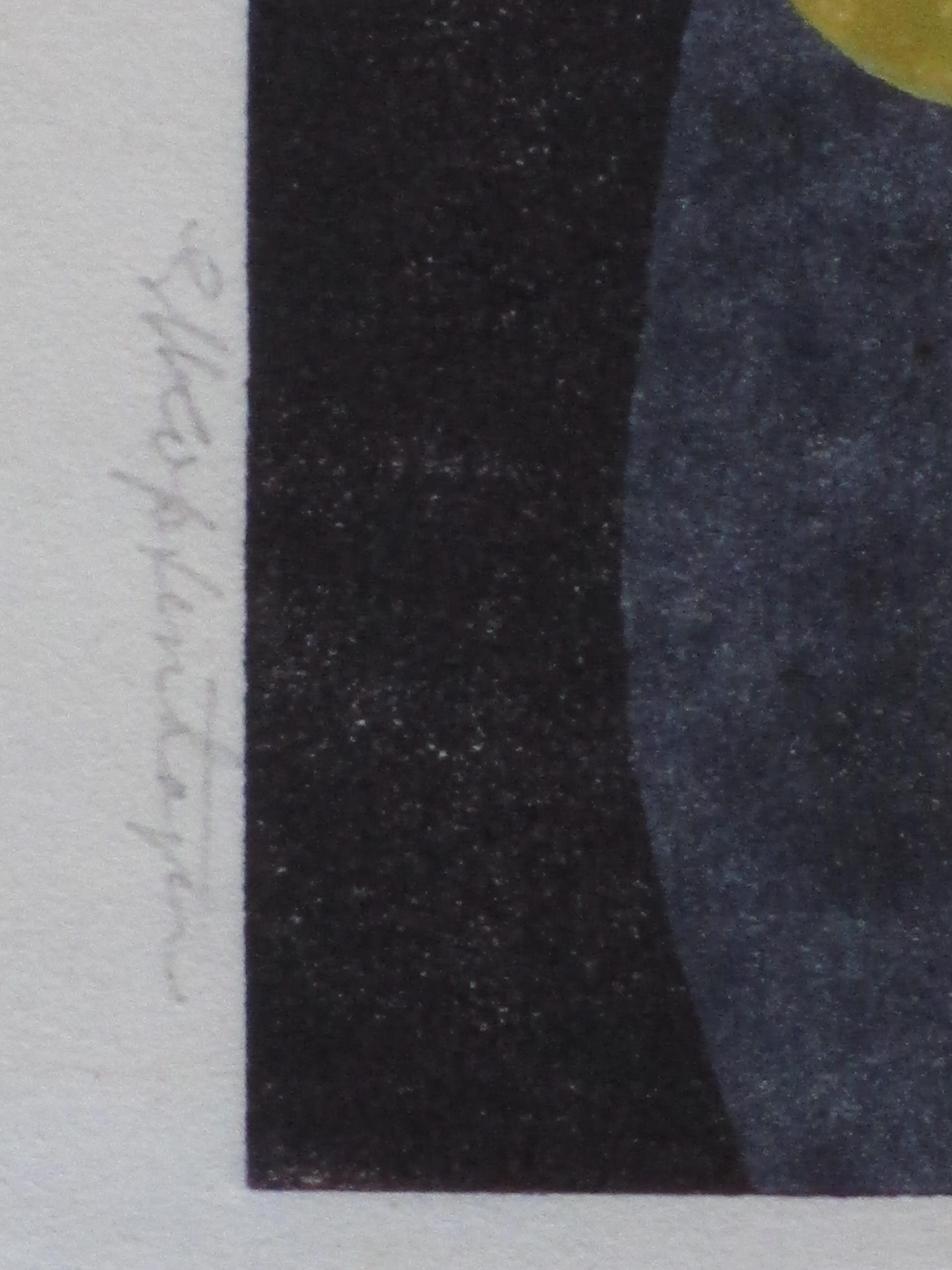 Gijsbert Jan van Koppenhagen - Ruimtelijke Compositie - Kleurenhoutsnede kopen? Bied vanaf 60!