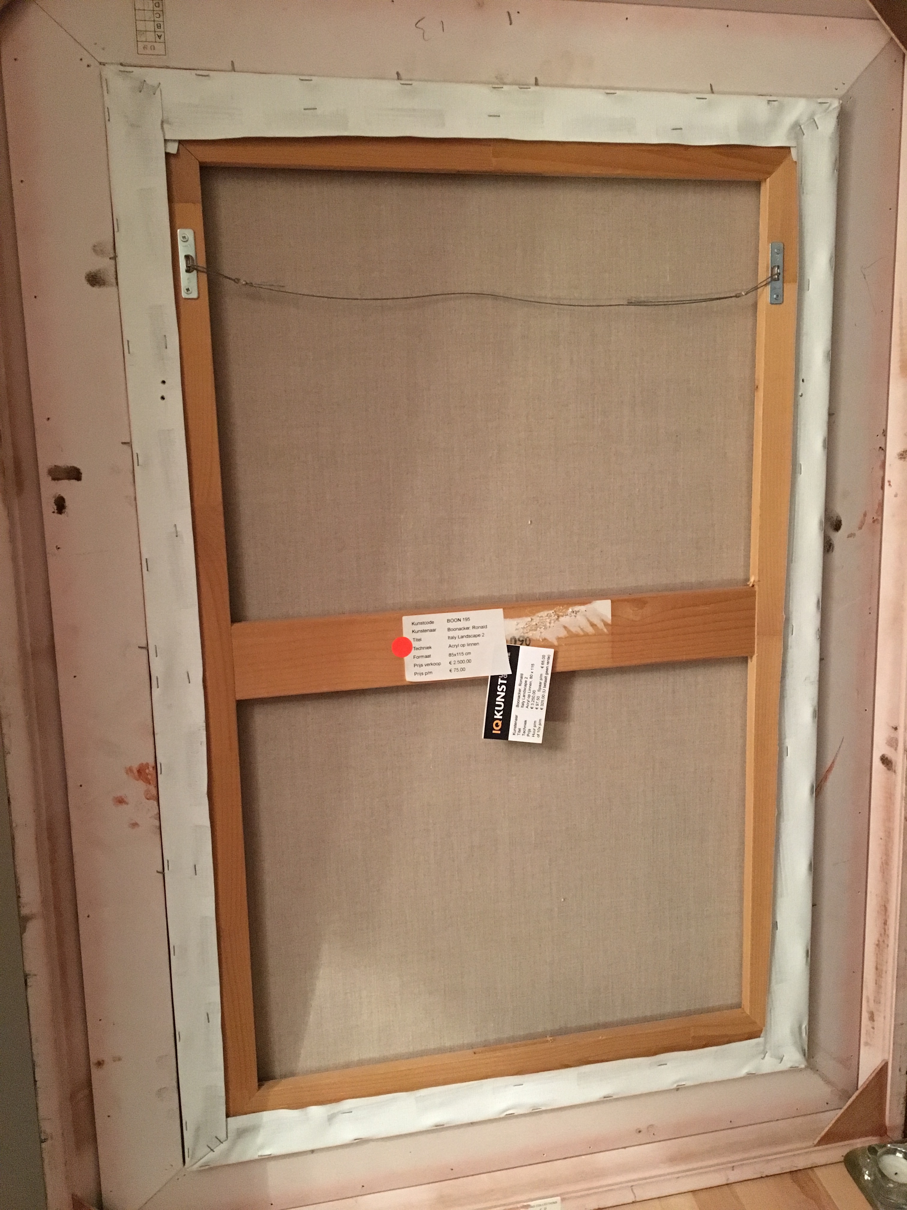 Ronald Boonacker - Acryl op doek, Italy landscape 2 - Ingelijst (Groot) kopen? Bied vanaf 300!