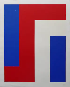 Maarten Manson - Abstract Geometrische Compositie 1972 kopen? Bied vanaf 150!