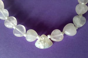 Curiosa - Collier Rozenkwarts, zilver 925, parelmoer kopen? Bied vanaf 1!