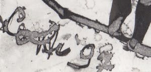 Lotti van der Gaag - gemengde techniek op papier | 'En montant la montagne' | 1997 kopen? Bied vanaf 300!