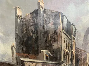 Niet of onleesbaar gesigneerd - Paris, Place de Tertre met Sacre Coeur kopen? Bied vanaf 1!