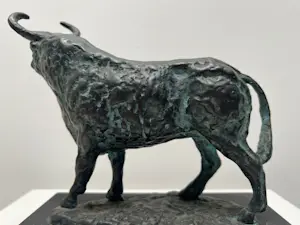 Brons (Onbekend) - bronzen sculptuur | 'Stier' kopen? Bied vanaf 1!