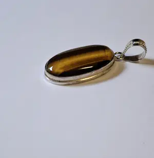 Nieuw Grote tijgeroog hanger 925 zilver kopen? Bied vanaf 55!