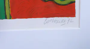 Corneille - Zeefdruk, De Kip - Ingelijst kopen? Bied vanaf 1!