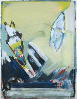 Piet Warffemius - Gouache, Zonder titel - Ingelijst (Groot) kopen? Bied vanaf 100!