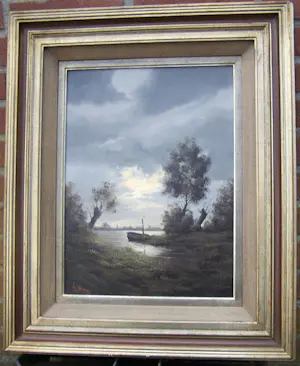 Willem Kroon - Hollands Polderlandschap kopen? Bied vanaf 60!