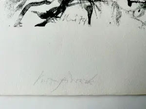 Max Uhlig - Baum, Lithografie, Vorzugsdruck mit Widmung kopen? Bied vanaf 85!