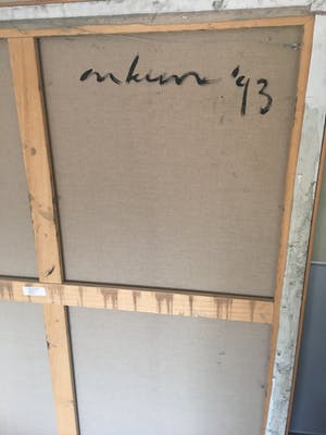 Thomas Ankum - olieverf op doek - zonder titel - 1993 - geëxposeerd in Haags Gemeentemuseum kopen? Bied vanaf 675!