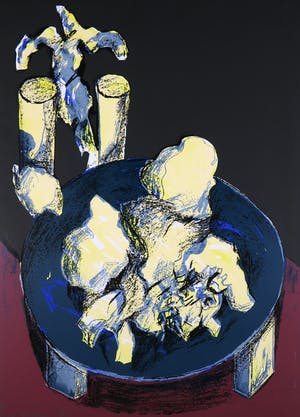 Jan Sierhuis - Zeefdruk, Op tafel kopen? Bied vanaf 1!