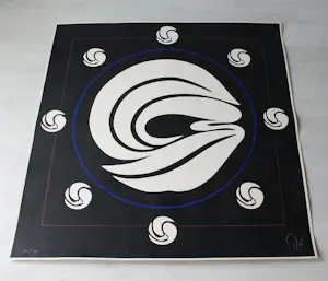 Jack Youngerman - "Mandala (Black)" - Serigraphie - Auflage von 75 - handsigniert - (93 x 91 cm) kopen? Bied vanaf 450!