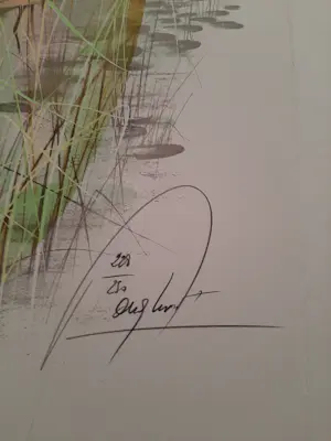 Raymond Poulet - Litho, Titel, Nu aux flamands roses, (Naakt met flamingo's) kopen? Bied vanaf 35!