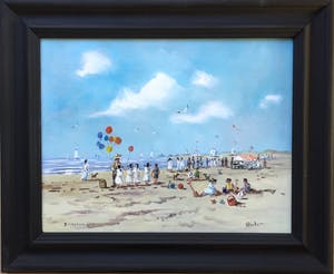 Henk Poeder - Strand bij scheveningen kopen? Bied vanaf 150!