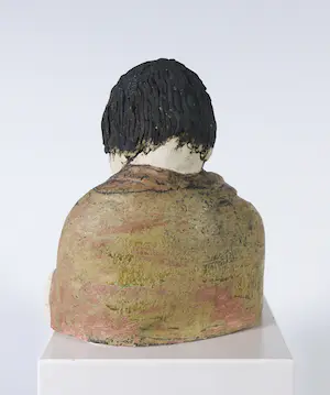 Sjer Jacobs - Keramiek, Vrouw met parelketting kopen? Bied vanaf 150!