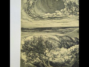 Niet of onleesbaar gesigneerd - Paarden Hemelvaart Ets. kopen? Bied vanaf 10!