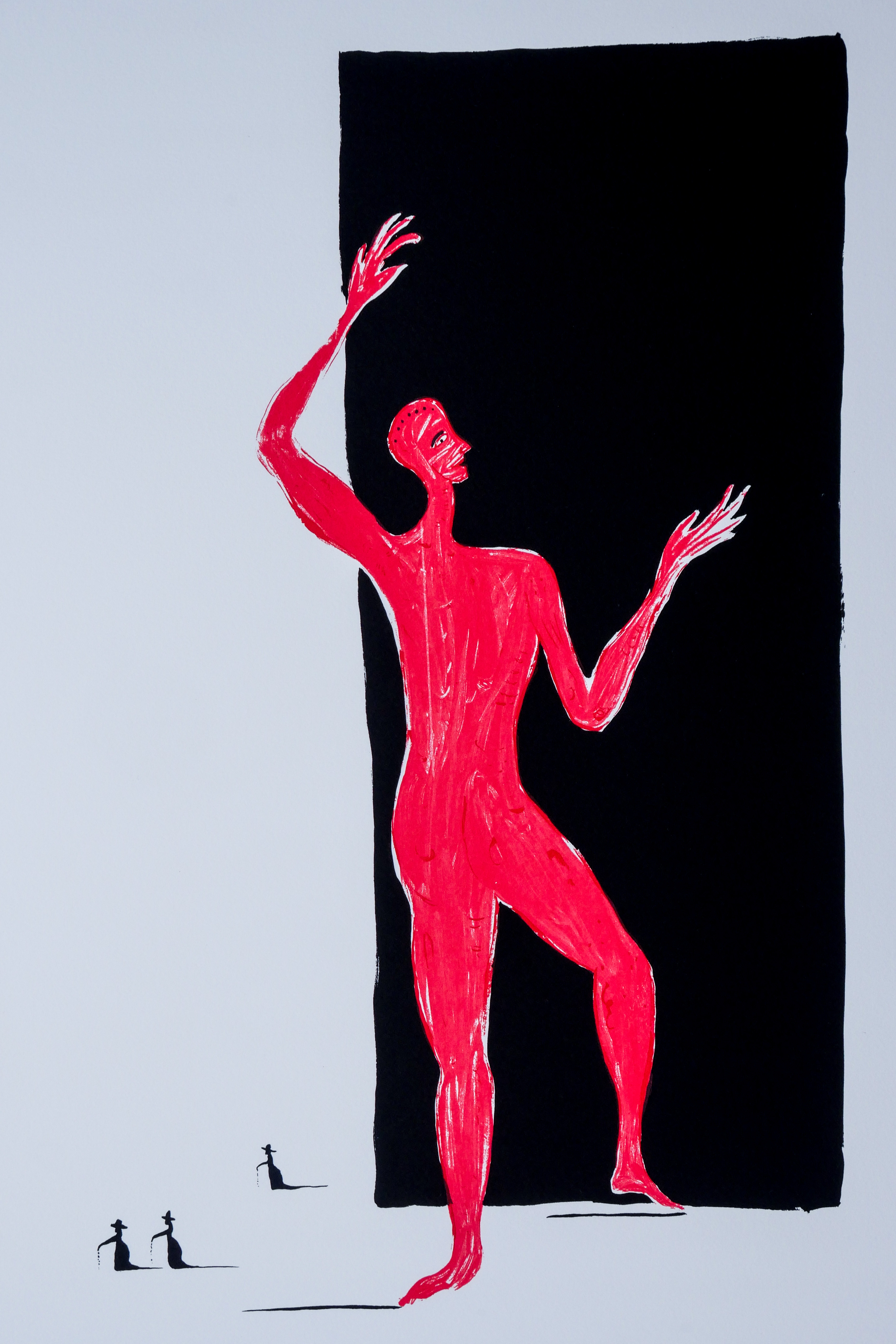 Henk Visch - Zonder titel verkocht voor € 50!