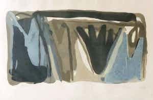 Bram van Velde - litho gesigneerd rechtsonder verkocht voor € 425!